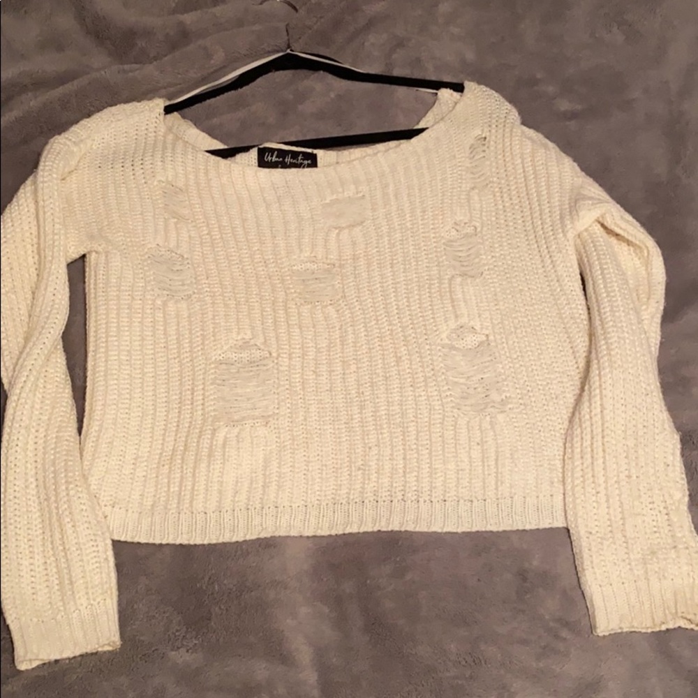 cropped sweater